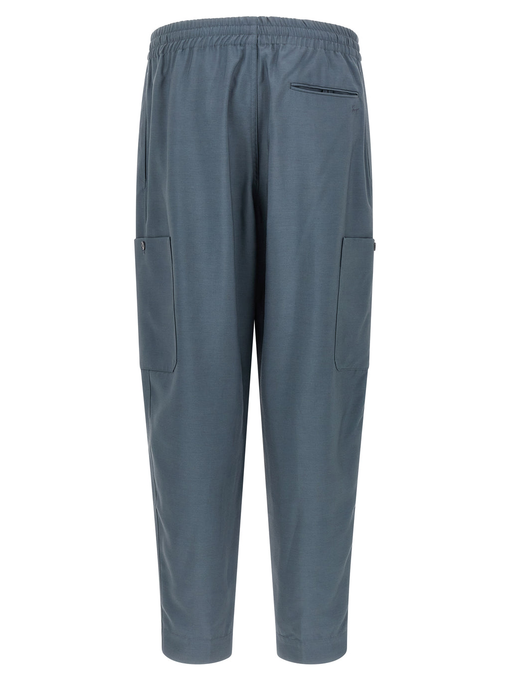 Kenzo Gray Wool Cargo Pants