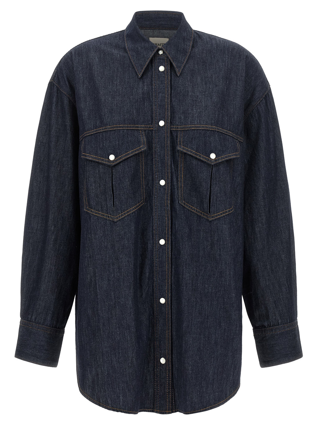 Khaite Blue Cotton Blouse