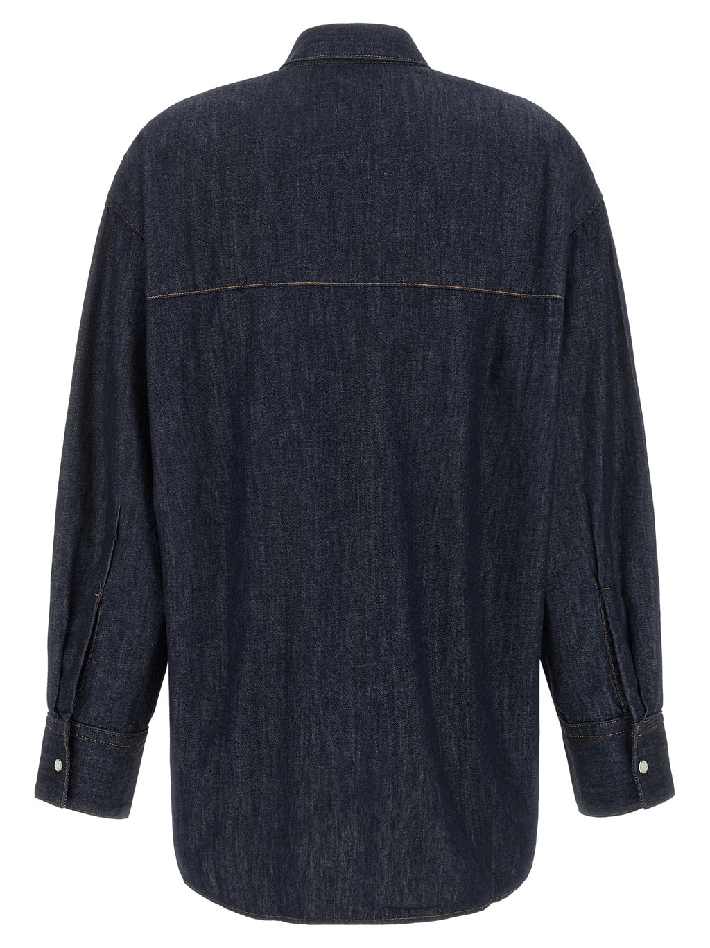 Khaite Blue Cotton Blouse