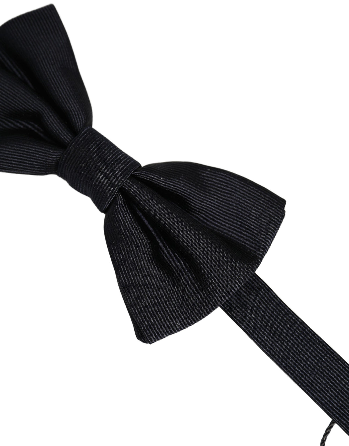 Dolce & Gabbana Herren Schwarze Fliege aus 100% Seide mit verstellbarem Halsband