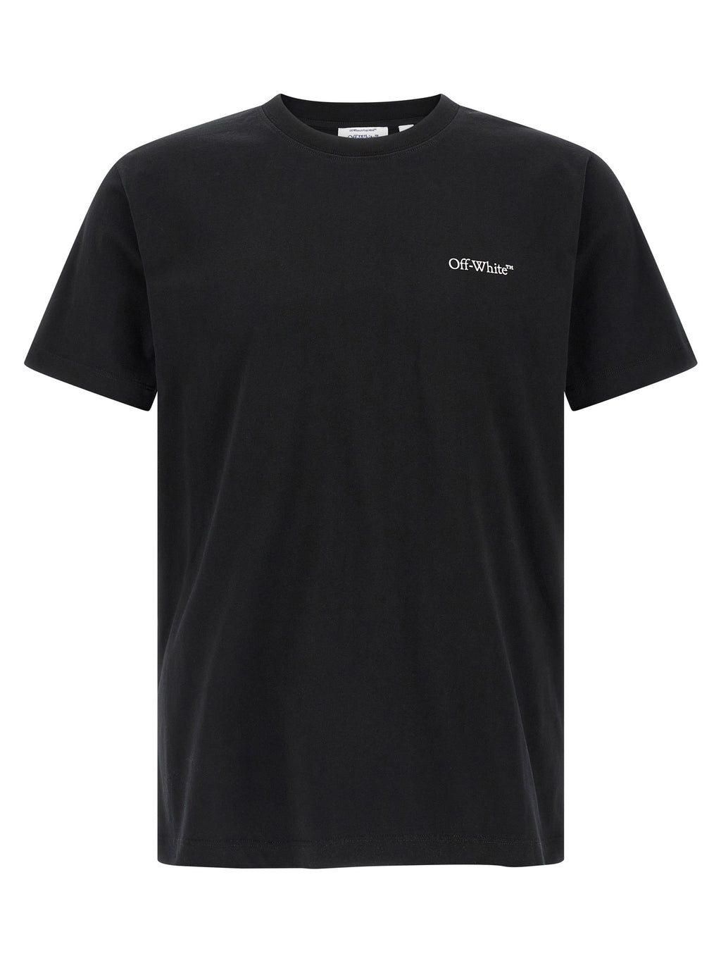 Off-White Black Cotton T-Shirt