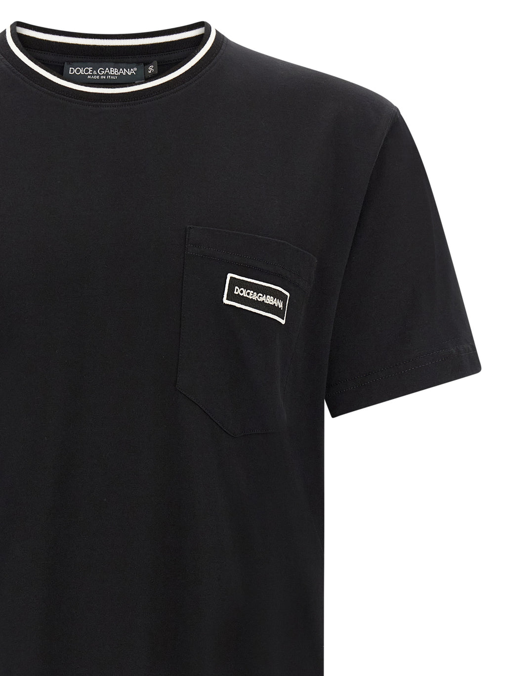 Dolce & Gabbana Zwart Katoenen T-shirt