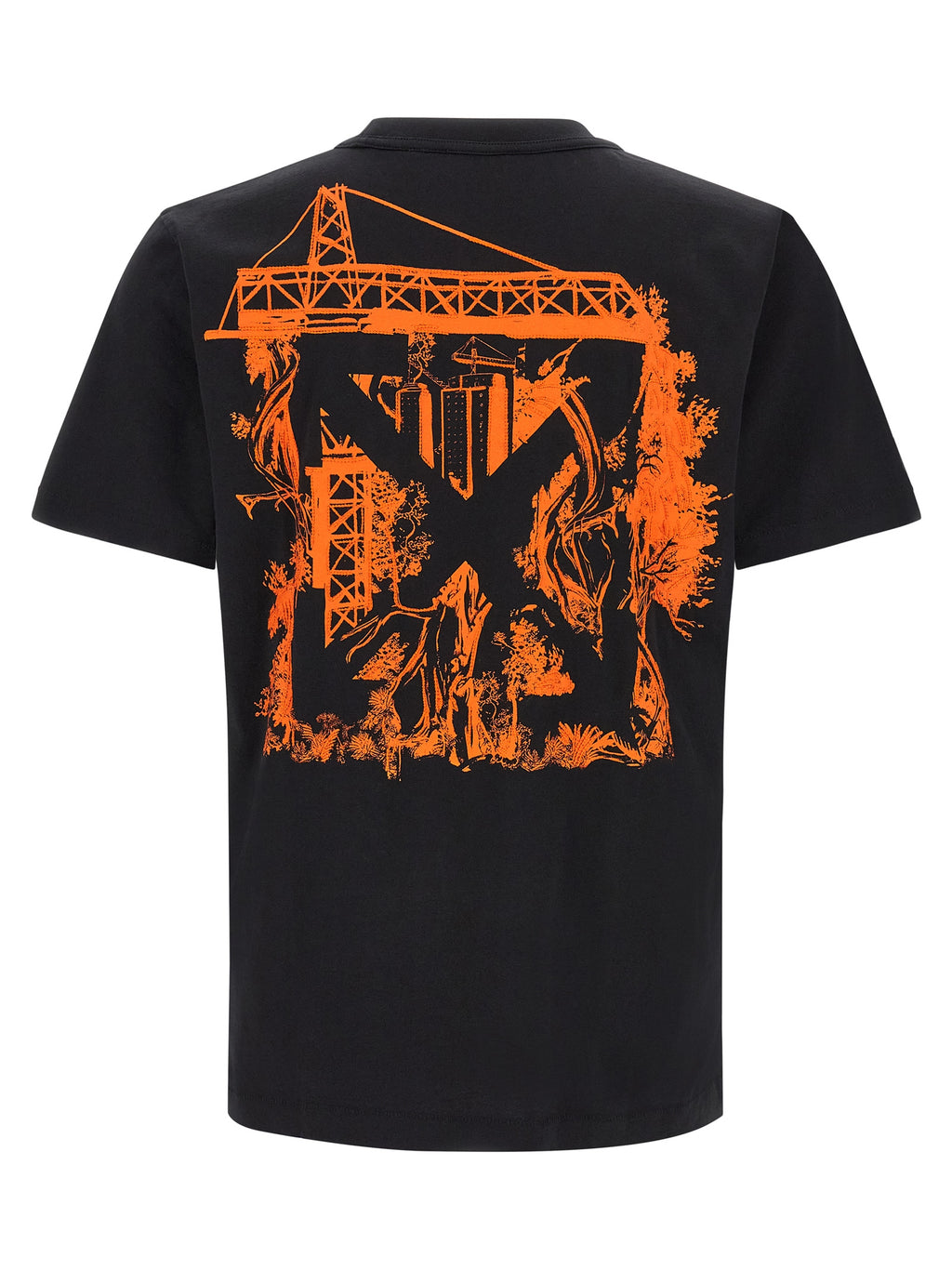 Off-White Zwart Katoenen T-shirt