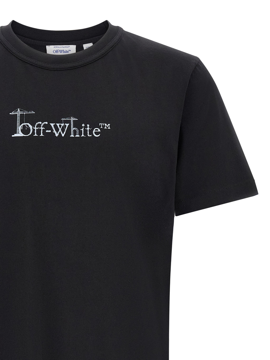 Off-White Zwart Katoenen T-shirt