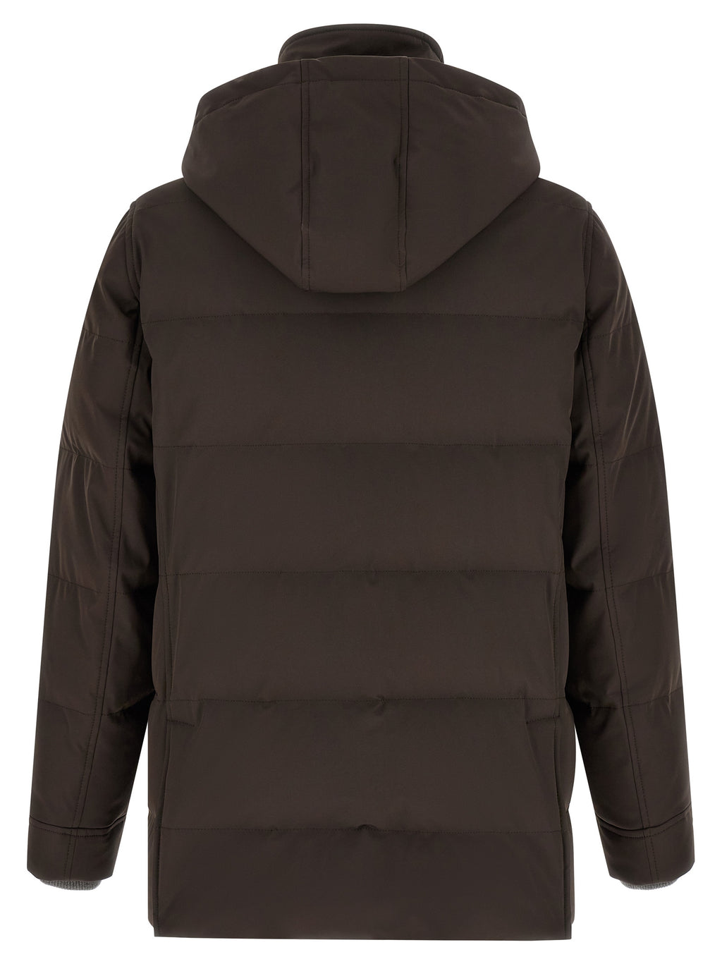 Brunello Cucinelli Brown Polyamide Parka