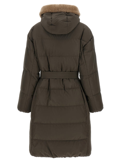 Brunello Cucinelli Bicolor Cotton Coat