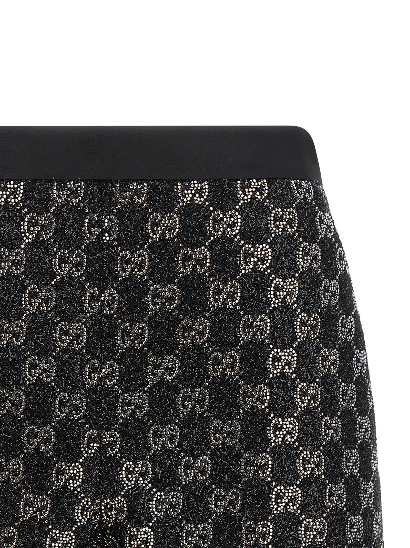 Gucci Black Viscose Bermuda Shorts