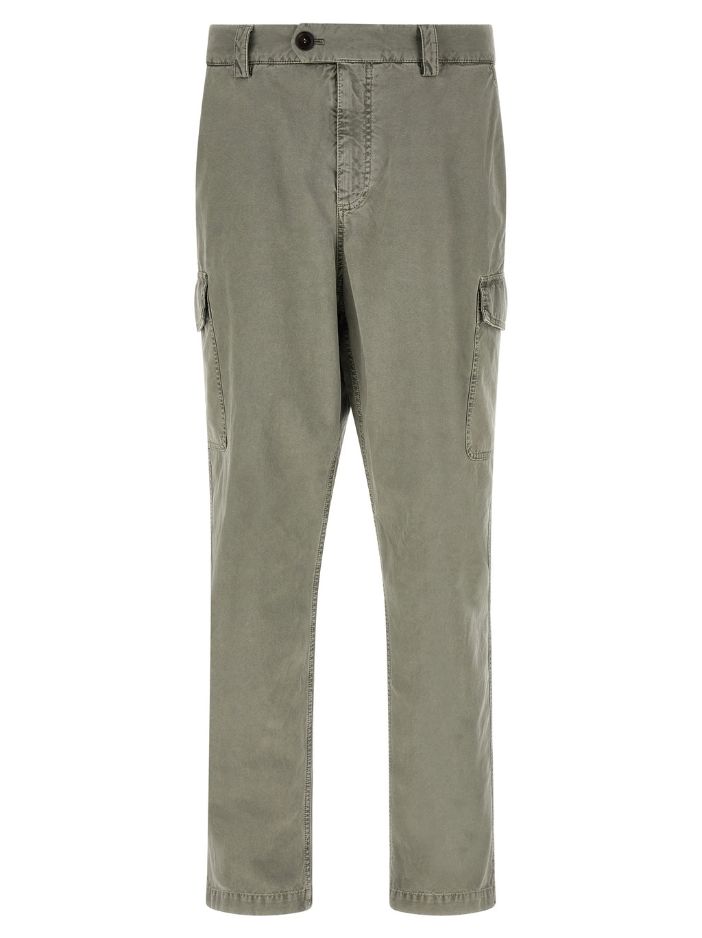 Brunello Cucinelli Bicolor Cotton Cargo Pants