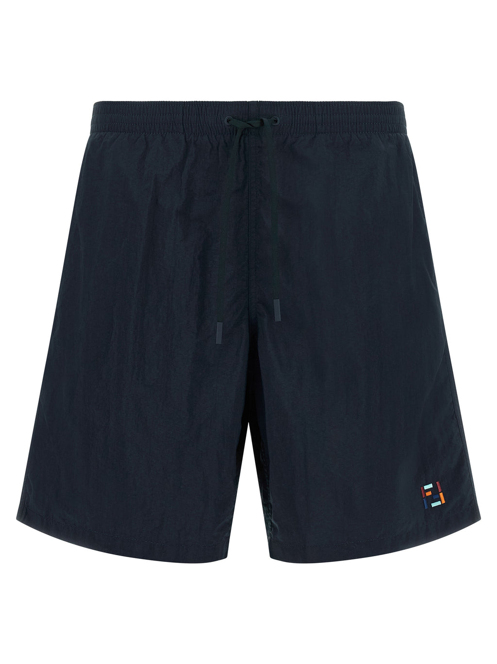 Fendi Blue Polyamide Swim Shorts
