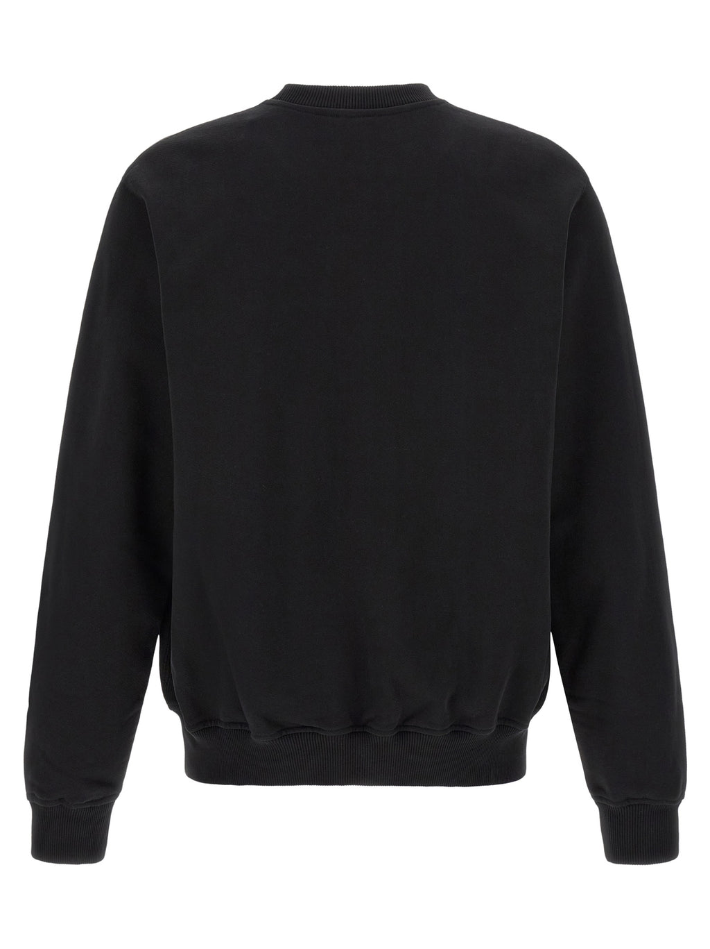 Casablanca Black Organic Cotton Sweatshirt
