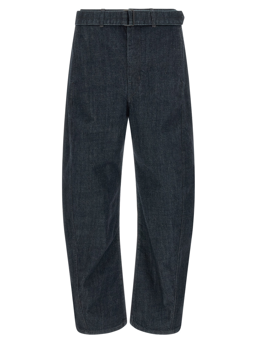 Lemaire Blue Cotton Tapered Jeans