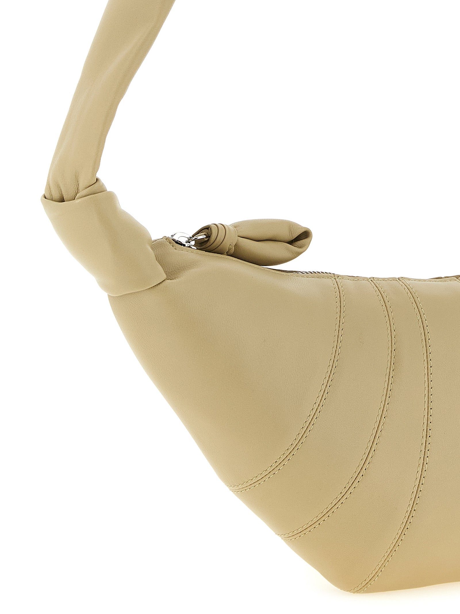 Lemaire Beige Lamb Leather Shoulder Bag
