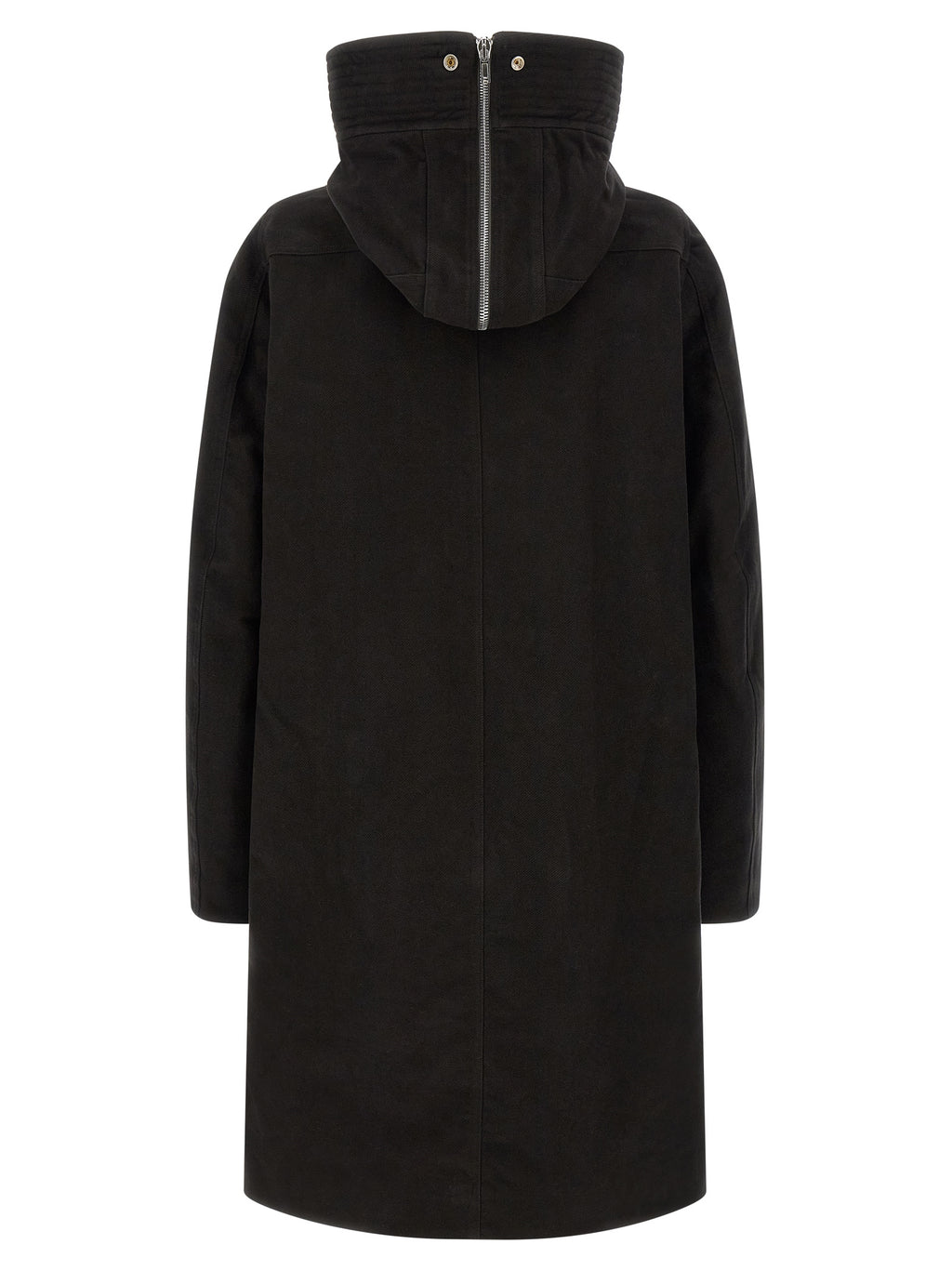 Rick Owens Black Cotton Parka