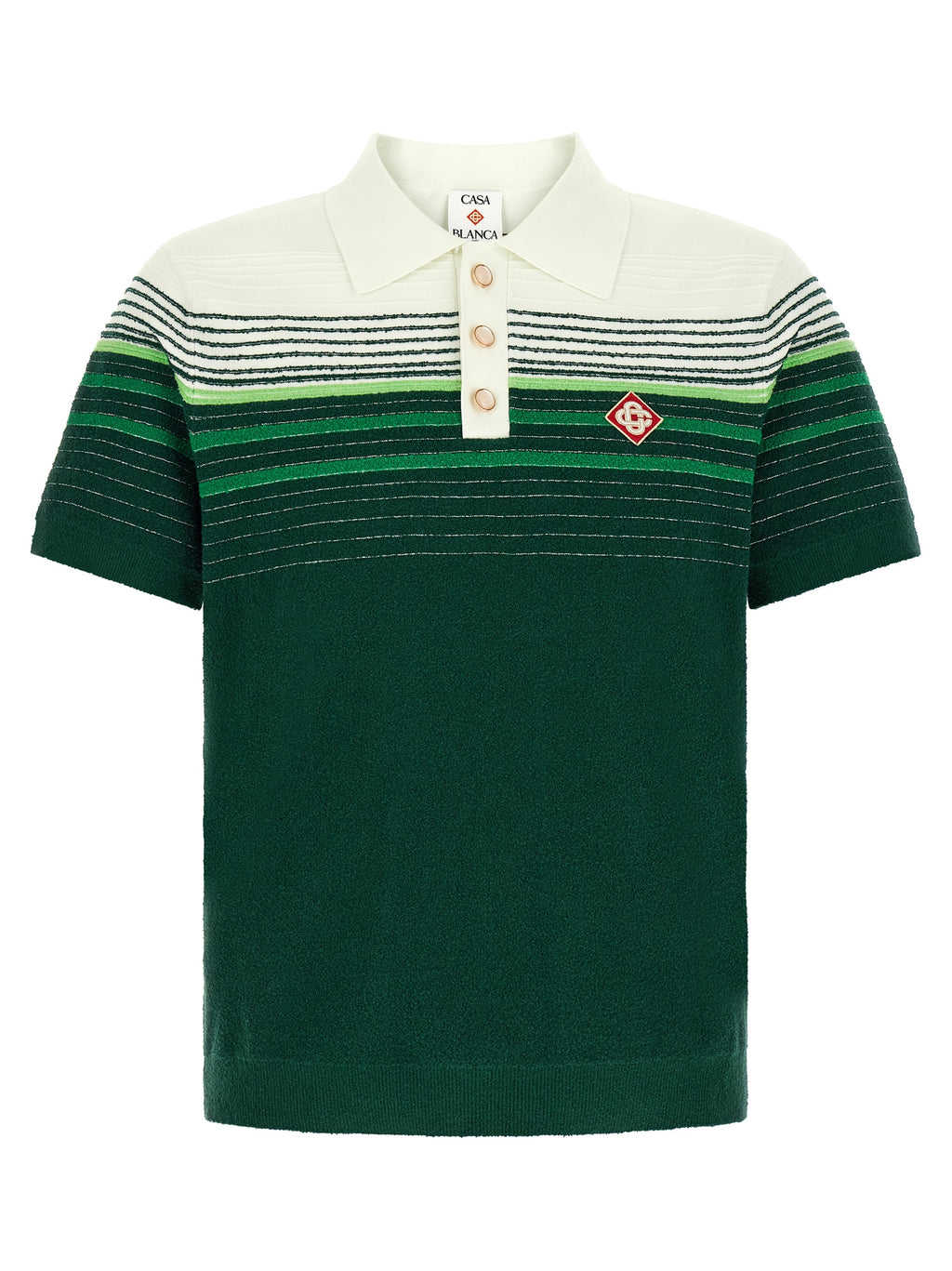 Casablanca Bicolor Katoenen Poloshirt