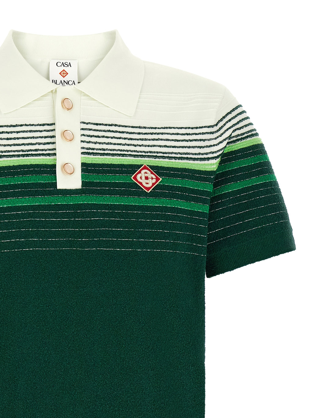 Casablanca Bicolor Katoenen Poloshirt