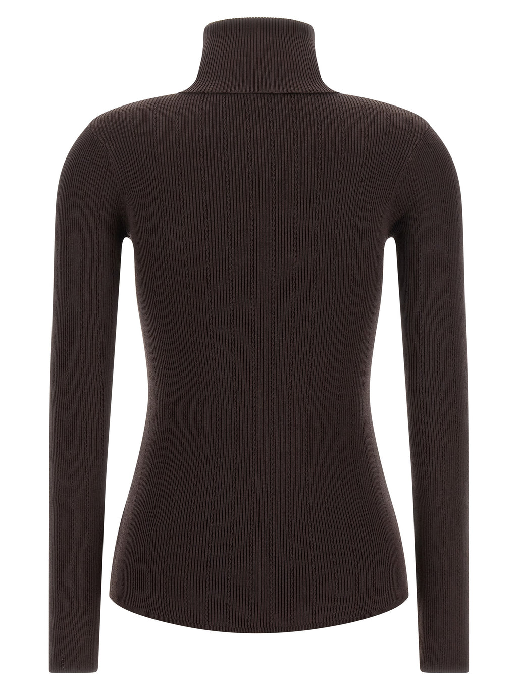 Elisabetta Franchi Brown Lycra Cardigan