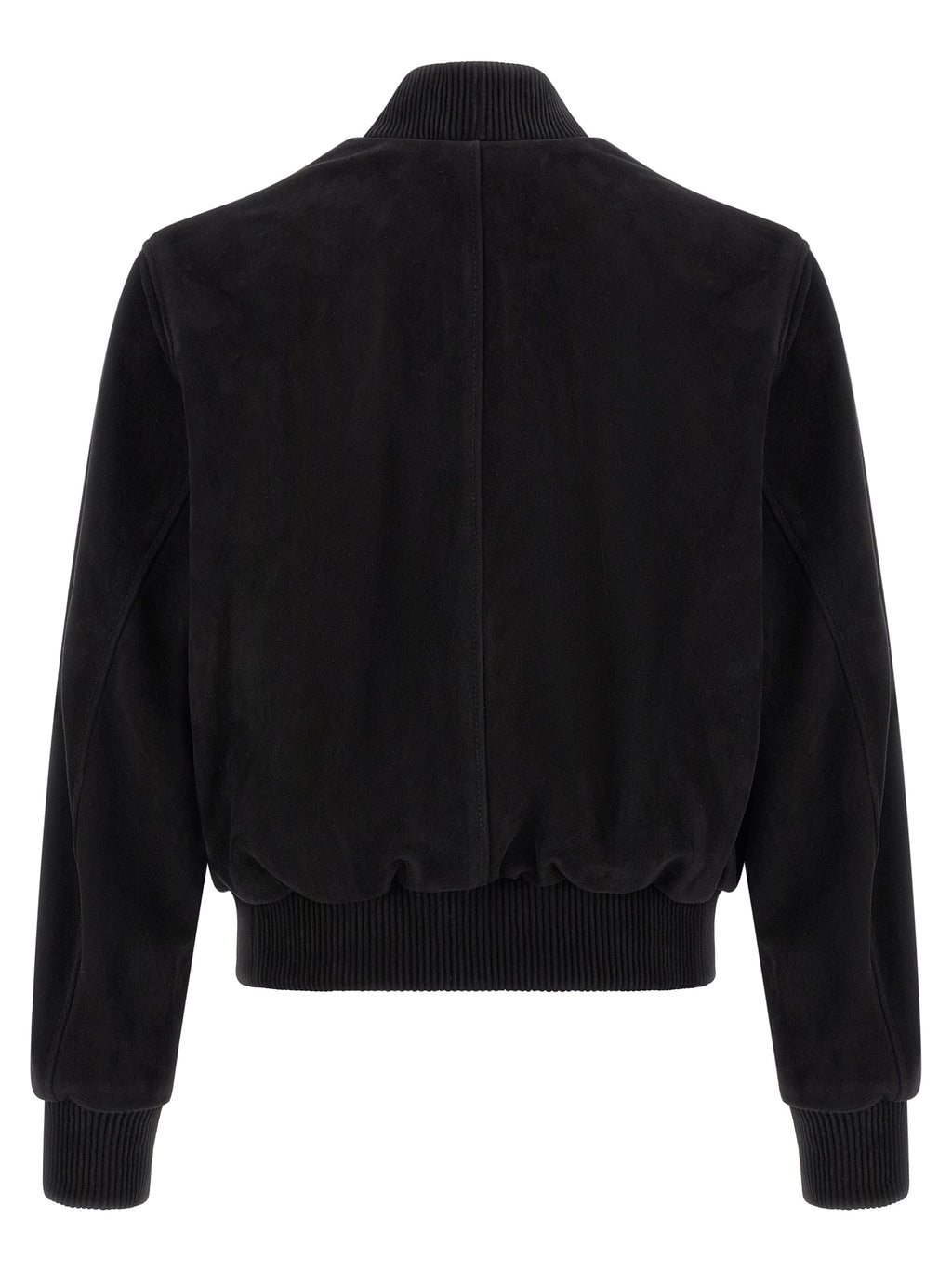 Ami Paris Black Goatskin Bomber