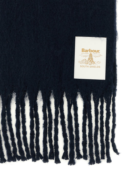 Barbour Schal aus blauem Polyester