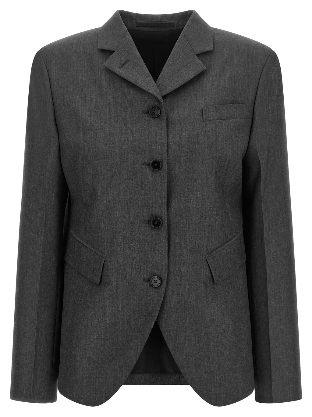 Jil Sander Gray Wool Blazer