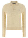 Polo Ralph Lauren White Wool Polo Shirt