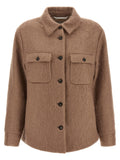 Peserico Beige Virgin Wool Jacket