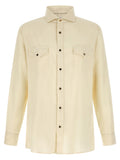 Brunello Cucinelli White Cotton Blouse