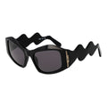GCDS Sonnenbrille aus schwarzem Acetat