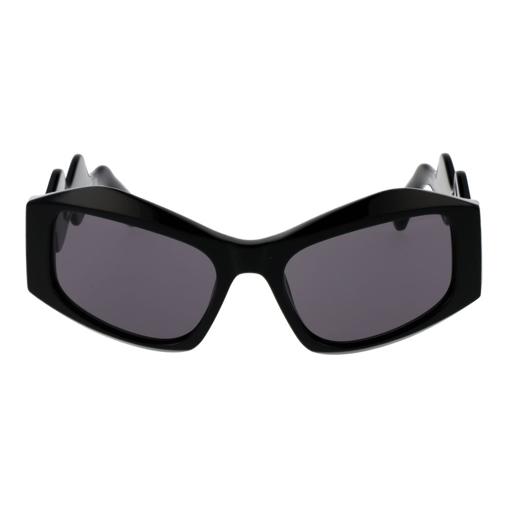 GCDS Sonnenbrille aus schwarzem Acetat