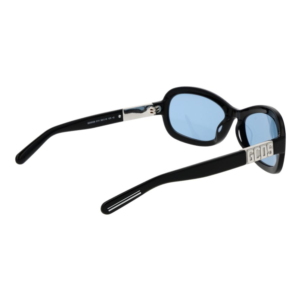 GCDS Sonnenbrille aus schwarzem Acetat