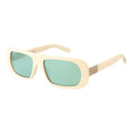 GCDS Sonnenbrille aus Cremefarbenem Acetat