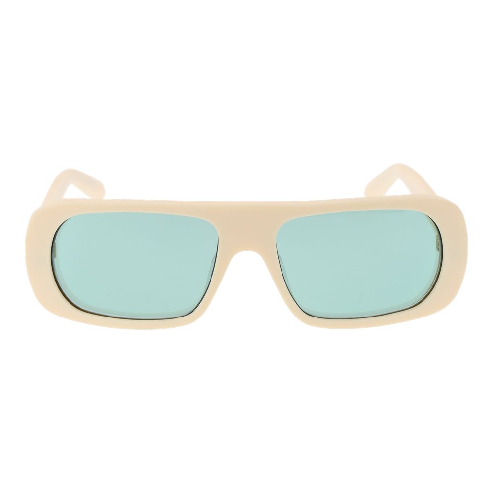 GCDS Sonnenbrille aus Cremefarbenem Acetat