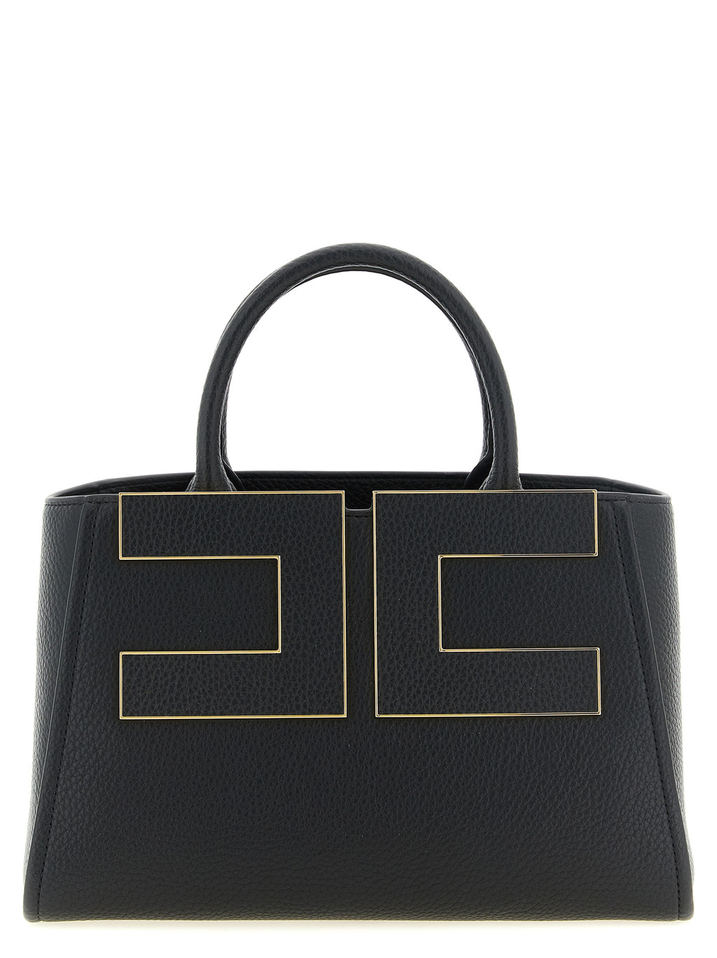 Elisabetta Franchi Black Polyester Tote Bag