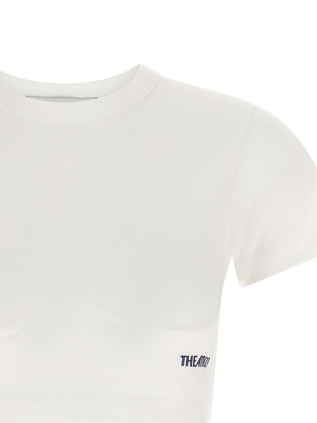 The Attico White Cotton T-Shirt