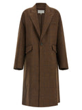 Maison Margiela Brown Wool Coat