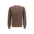 Brunello Cucinelli Brown Linen Sweatshirt