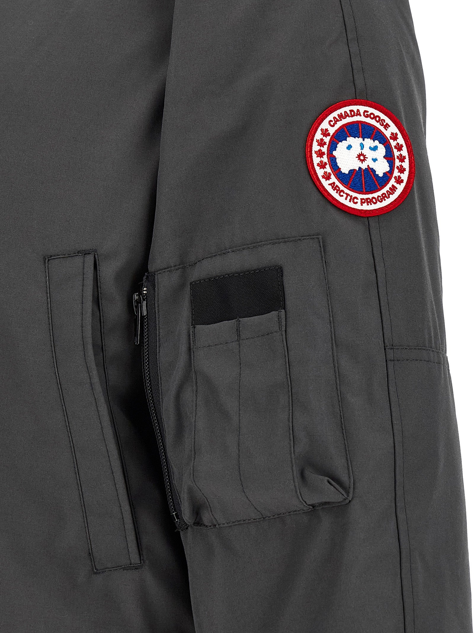 Canada Goose Gray Polyester Bomber