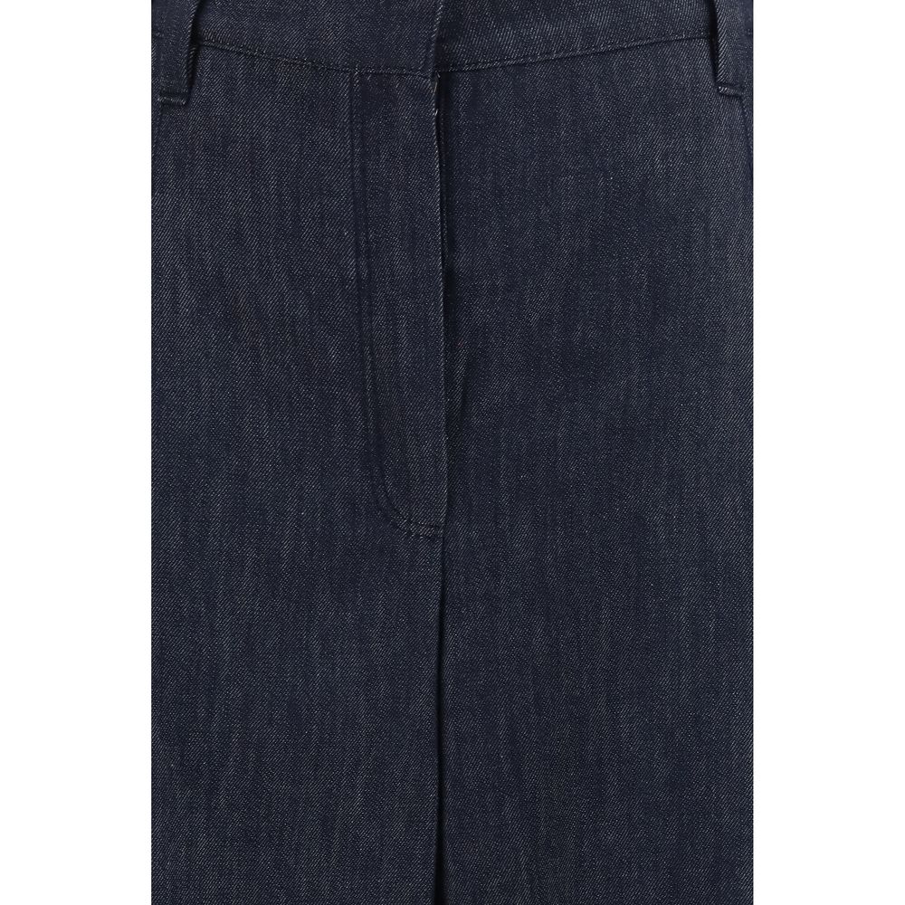 Brunello Cucinelli Blue Cotton Jeans Denim