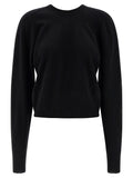 Maison Margiela Schwarze Strickjacke aus Schurwolle