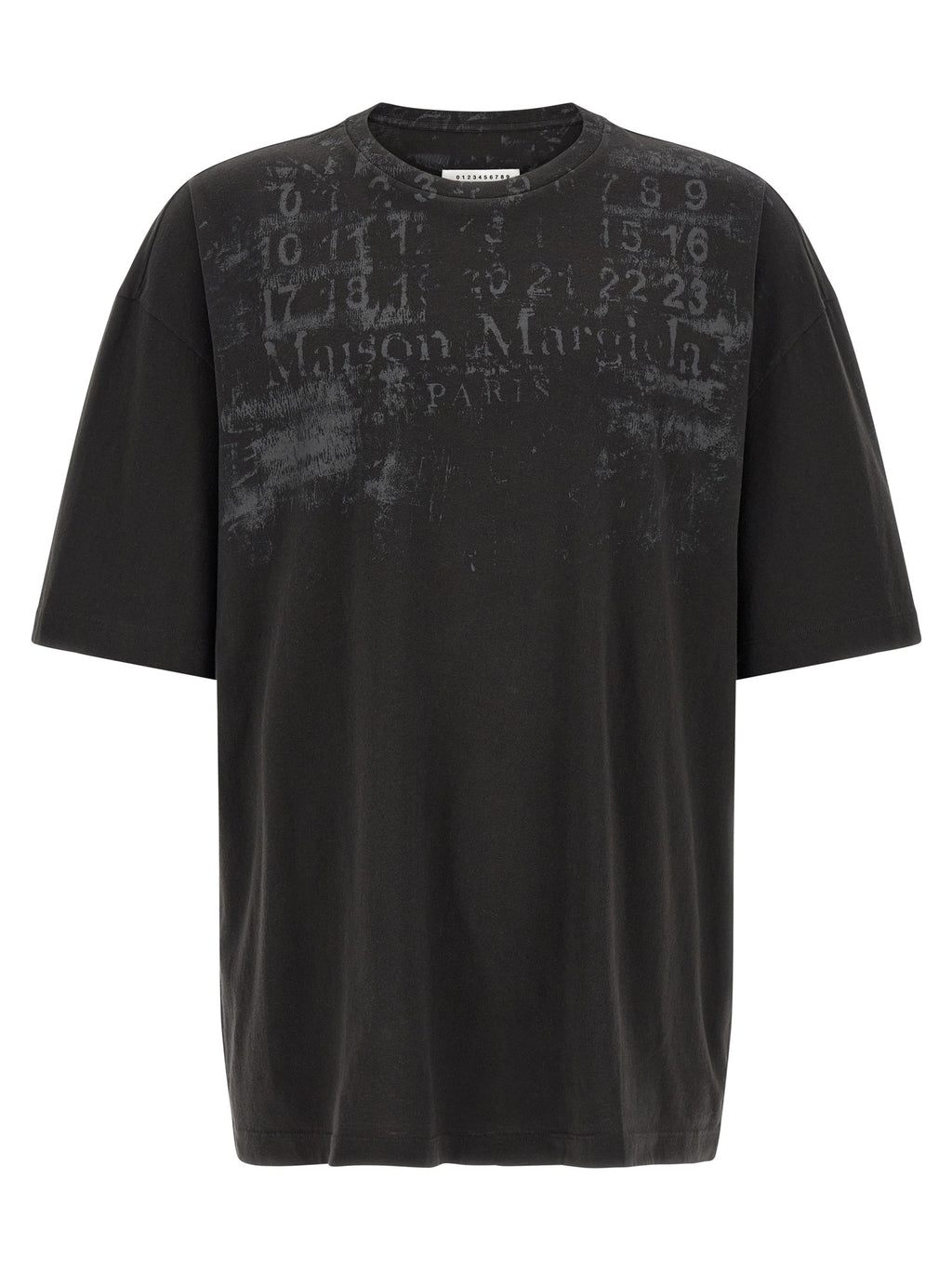 Maison Margiela Black Cotton Long Sleeve T-Shirt