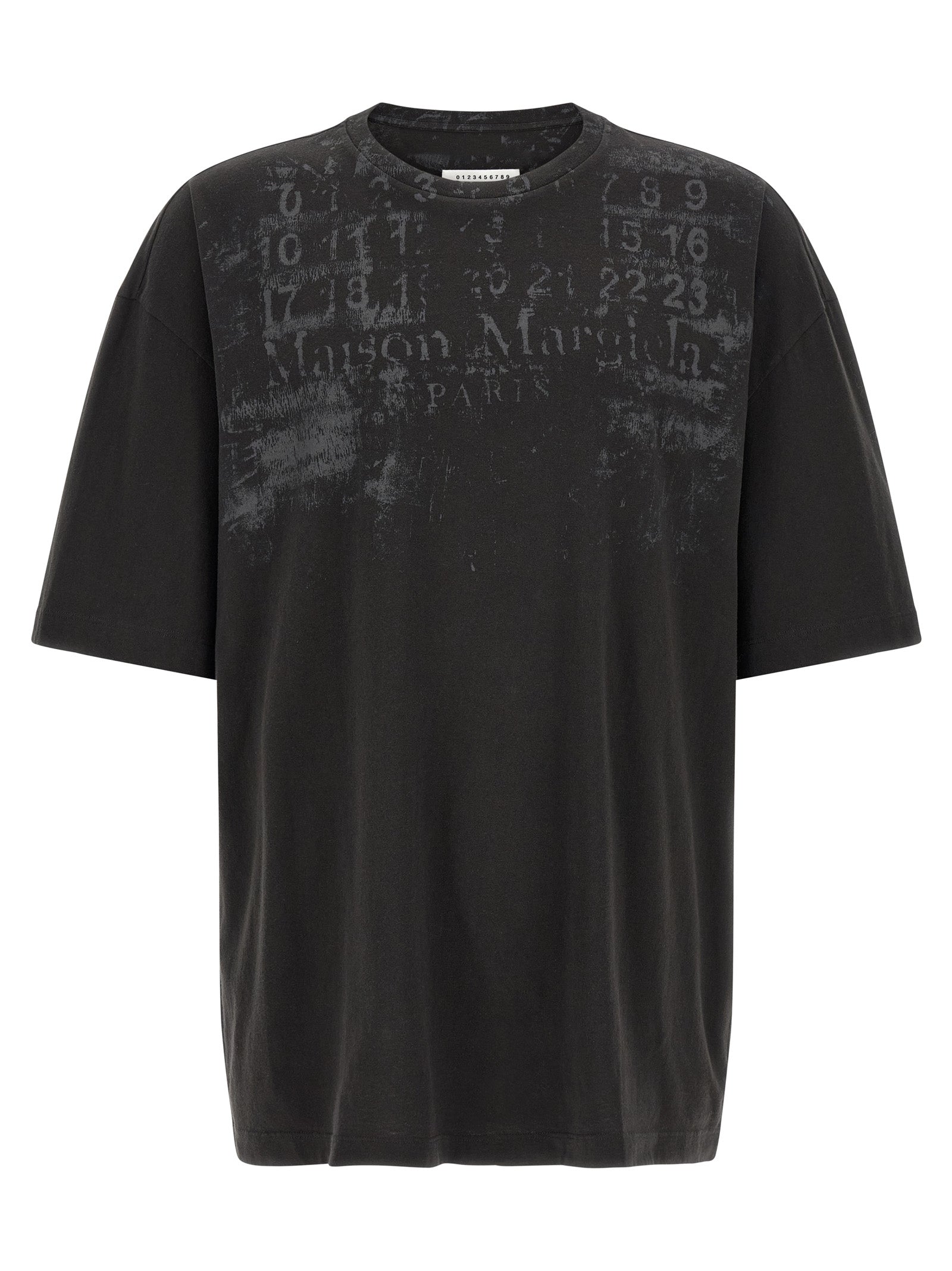 Maison Margiela Black Cotton Long Sleeve T-Shirt