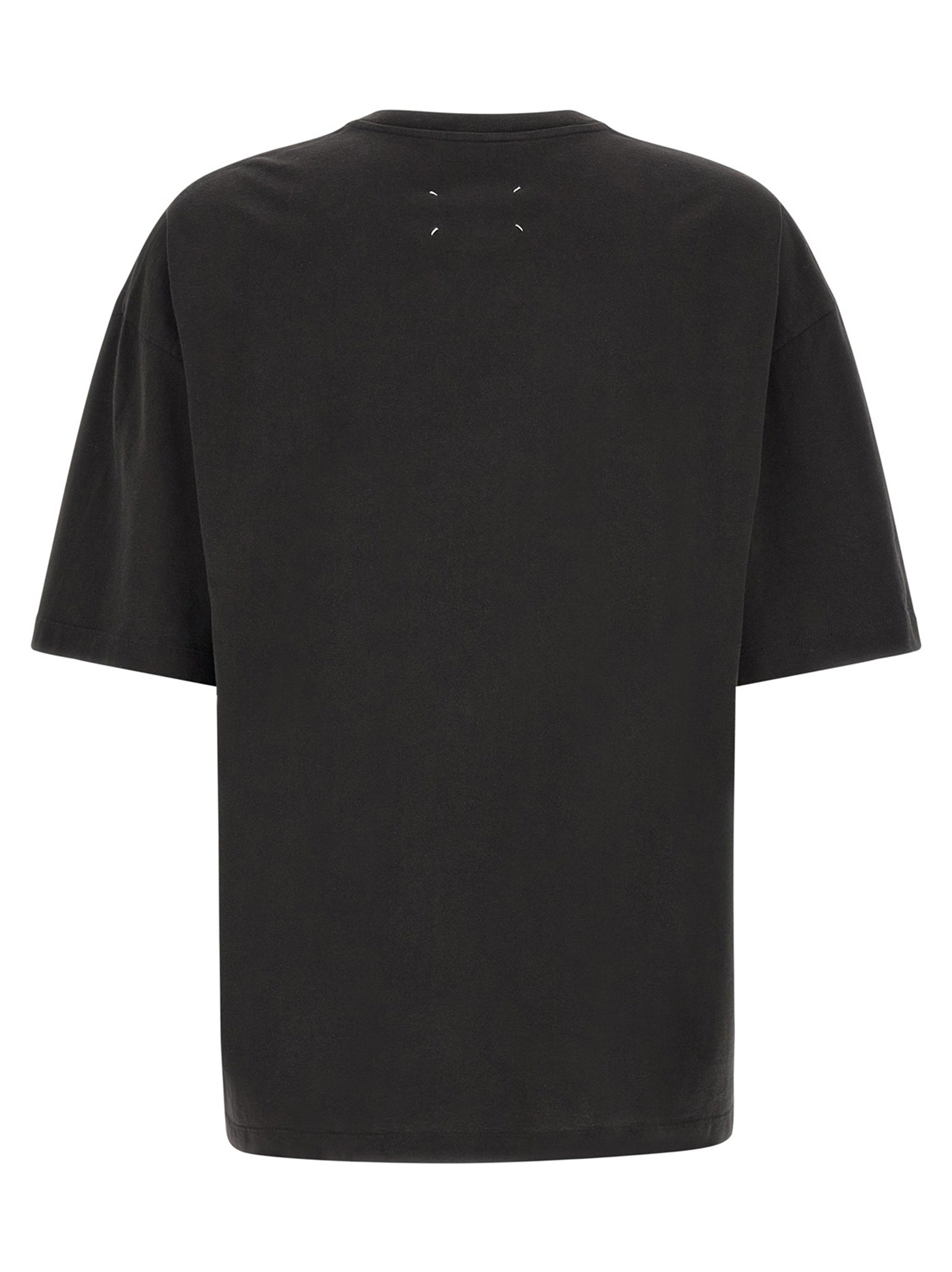 Maison Margiela Black Cotton Long Sleeve T-Shirt