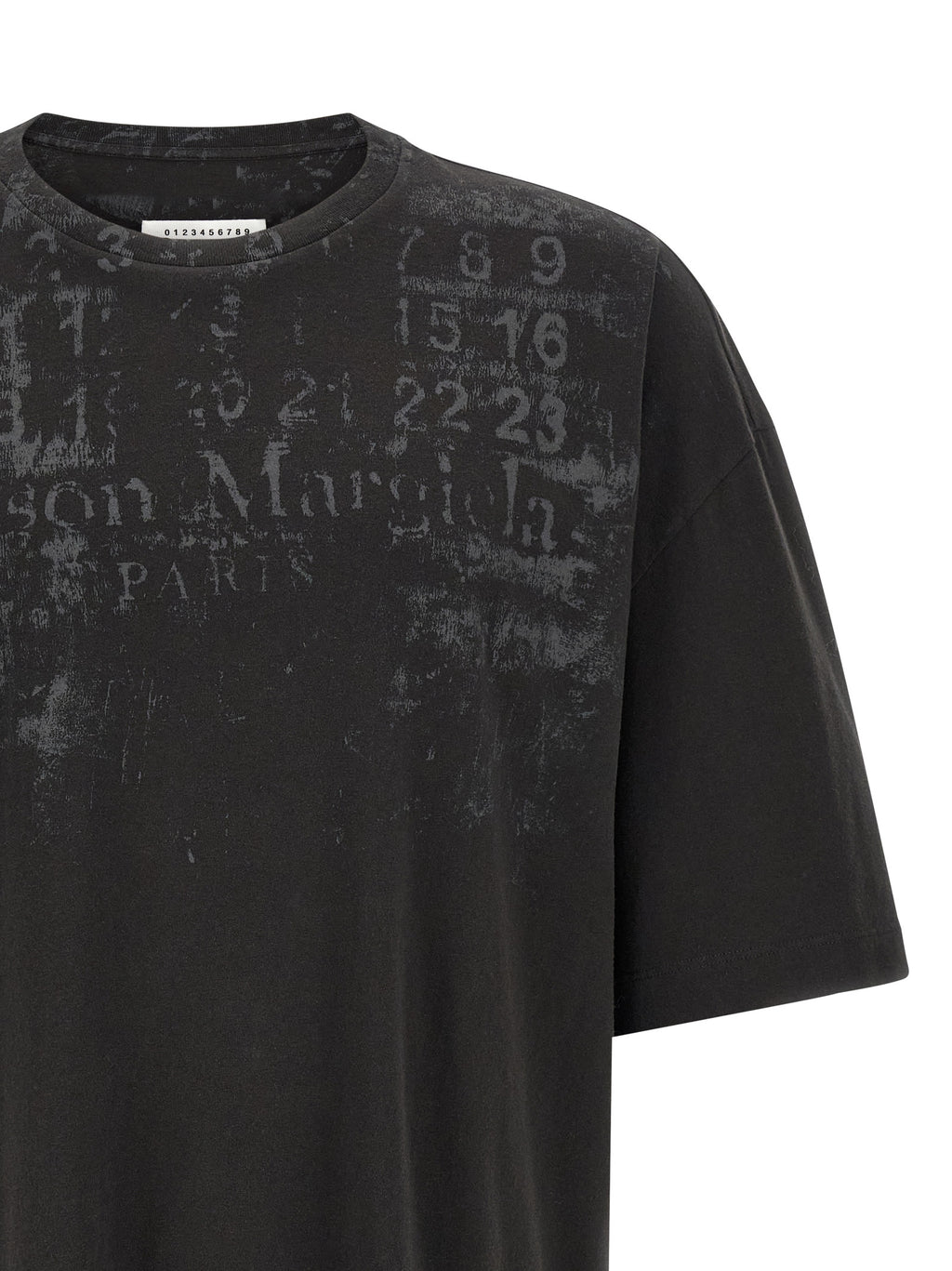 Maison Margiela Black Cotton Long Sleeve T-Shirt