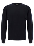 Brioni Blue Cashmere Cardigan