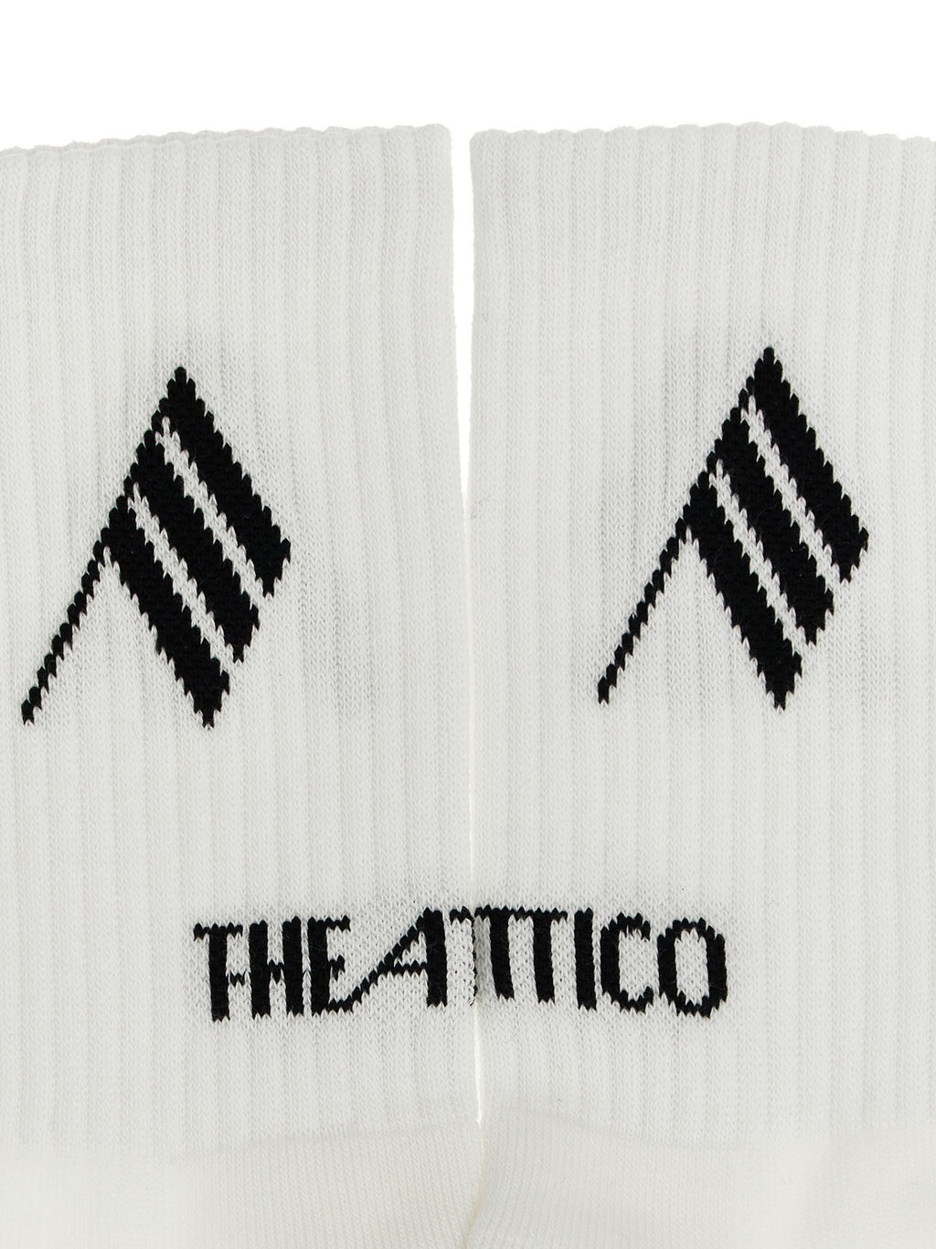 The Attico Bicolor Cotton Socks