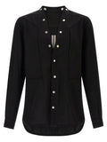 Rick Owens Black Cotton Blouse