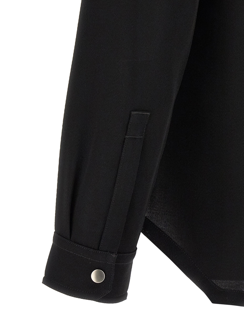 Rick Owens Black Cotton Blouse