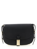 PINKO Black Calfskin Crossbody Bag
