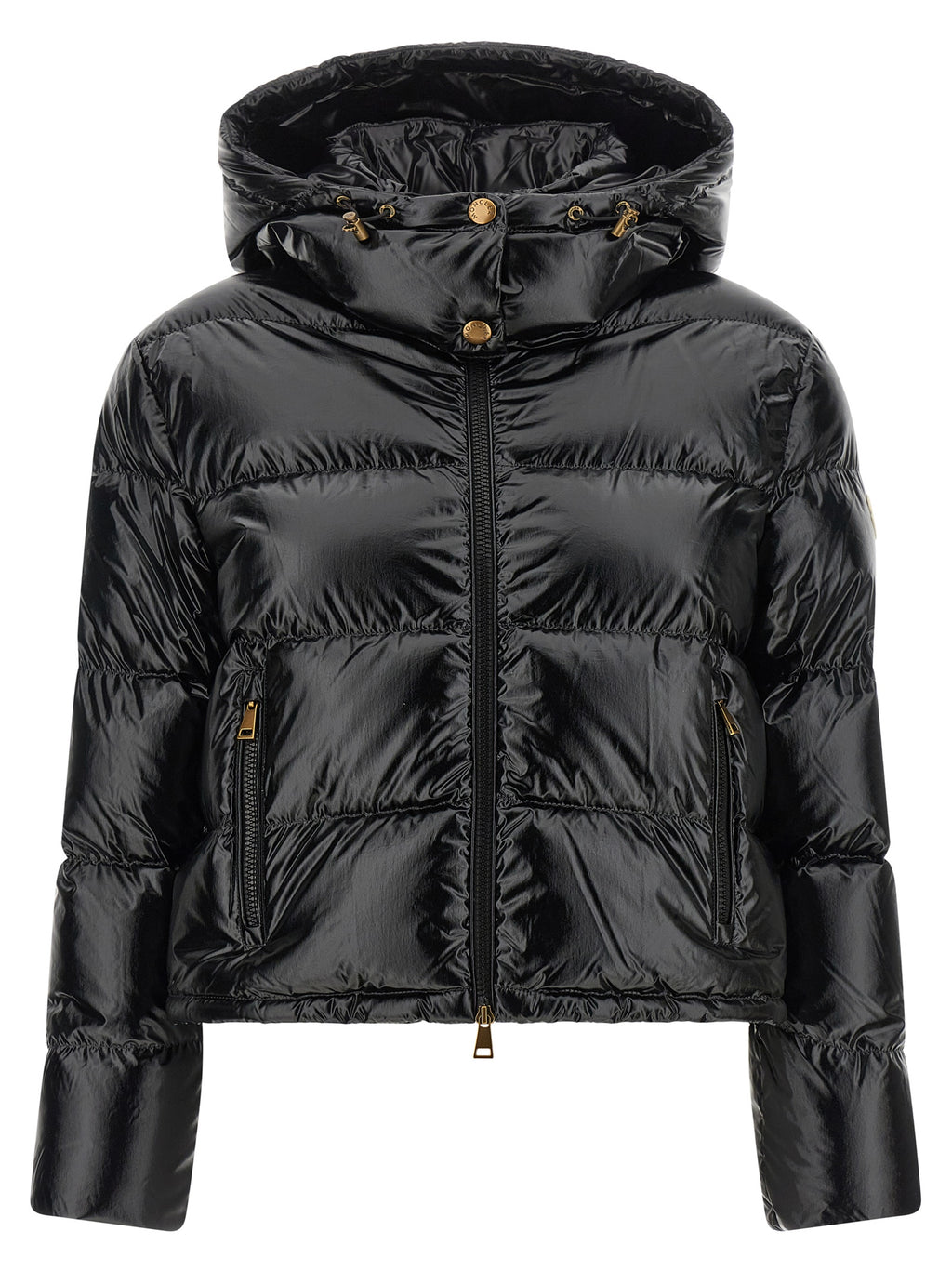 Moncler Black Polyamide Full-Length Jacket