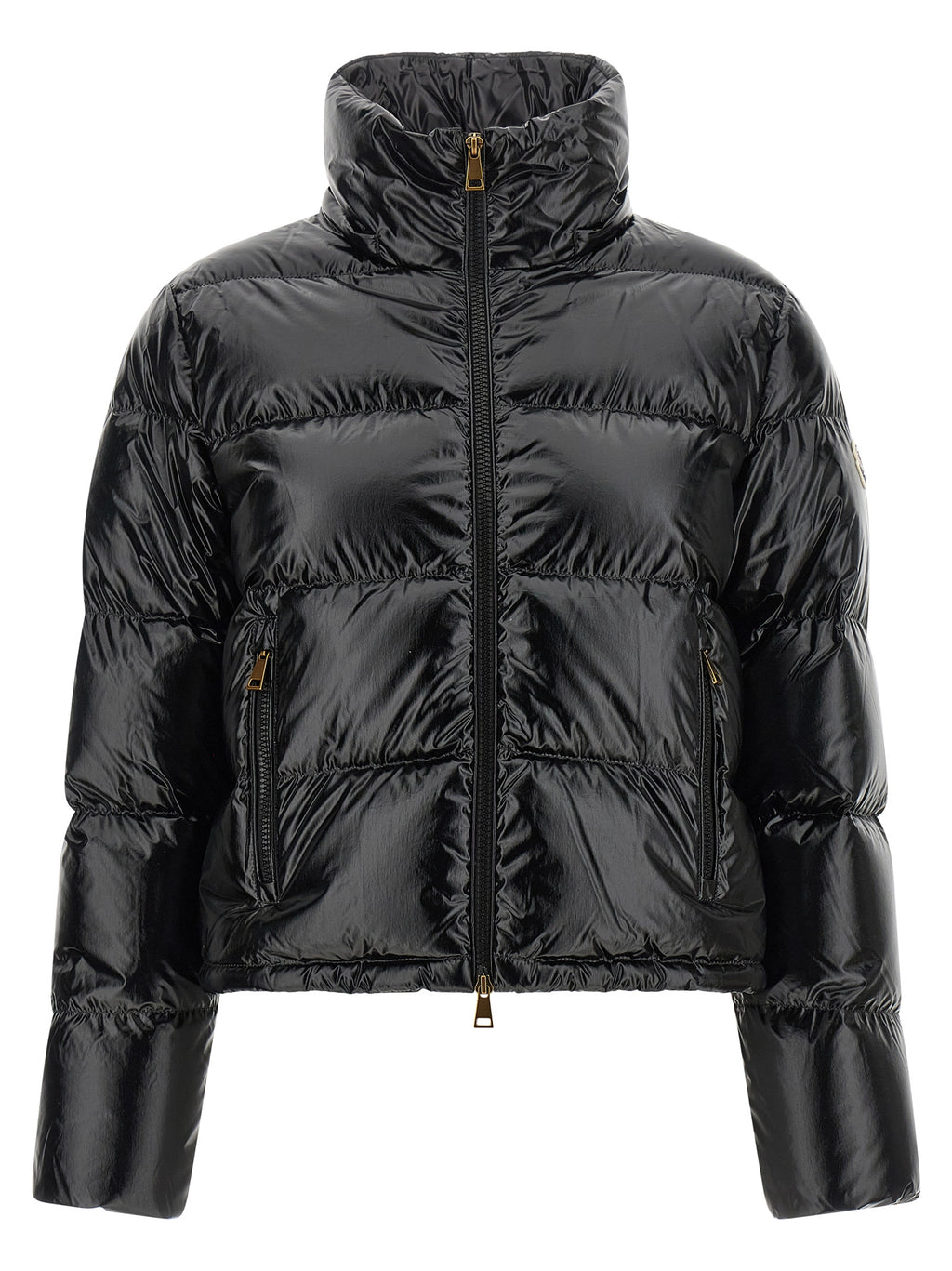 Moncler Black Polyamide Full-Length Jacket