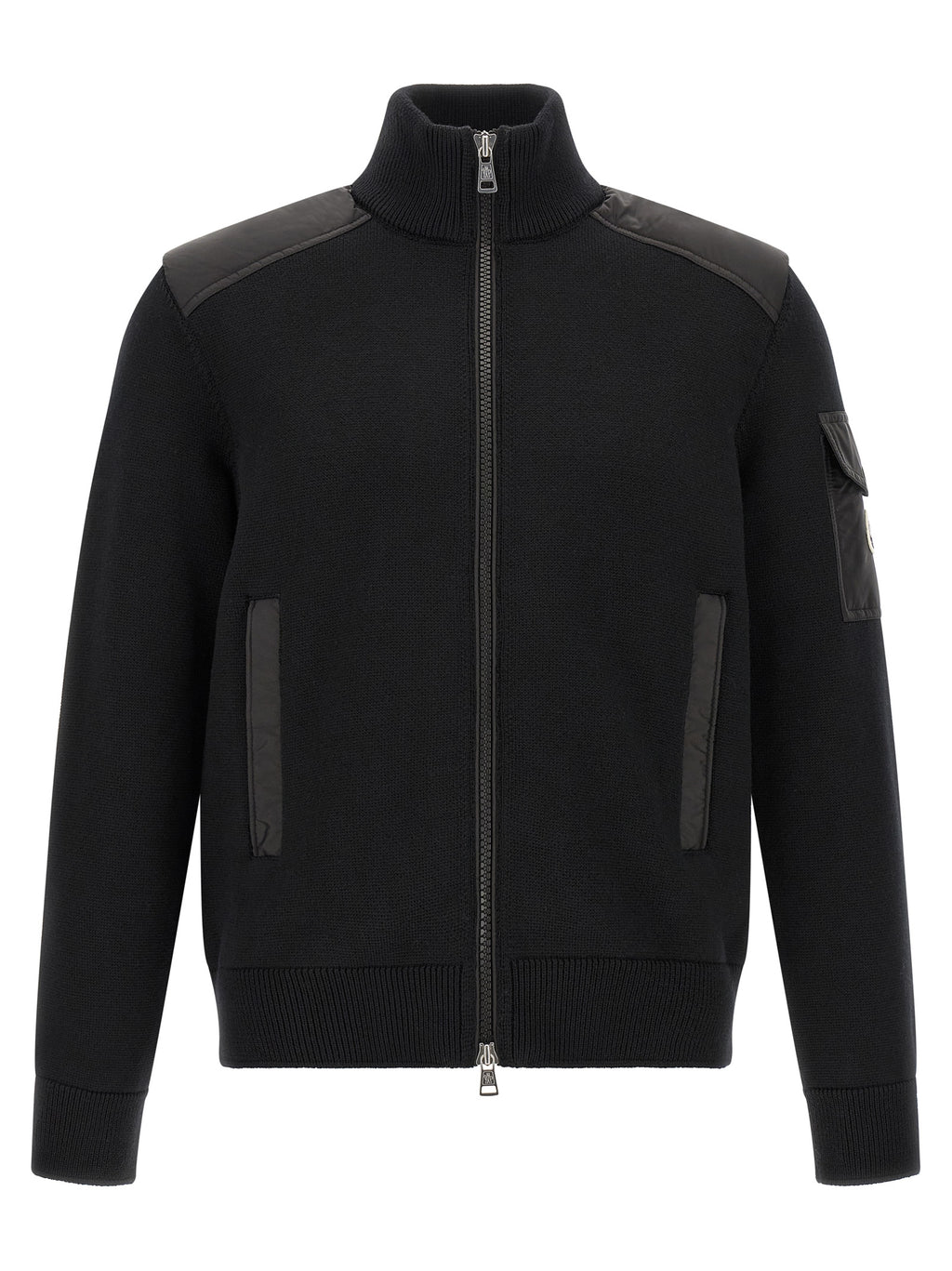Moncler Black Polyamide Cardigan